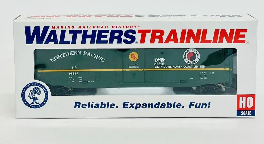 Walthers Trainline HO Northern Pacific Boxcar #98389 931-1679 LN